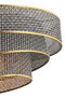 Opviq Couper Hazeran Gris y Dorado